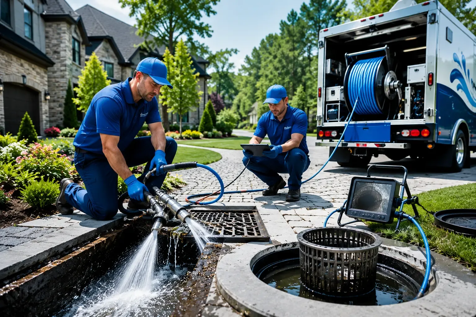 Local outdoor drain cleaning professionals in Hampton, NJ