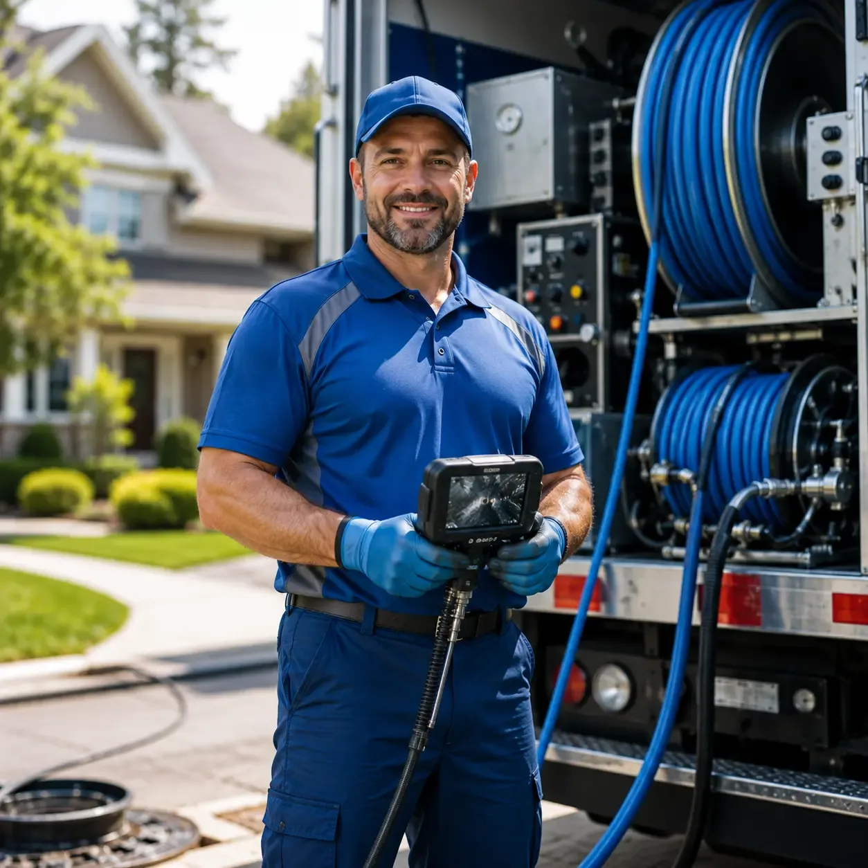 Local outdoor drain cleaning specialists in Hampton, NJ